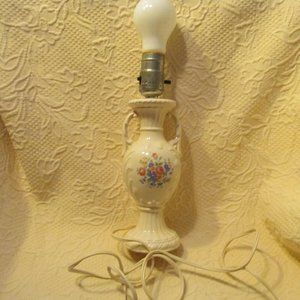ROYAL DALTON -LOT-(3) Summer Boquet Lamp - Compote-Vase Royal Doulton CHIC WHOW!